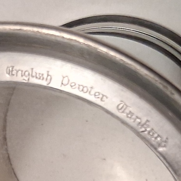 Vintage Leonard Eales Sheffield Glass Bottom Pewter Tankard - Picture 5 of 6